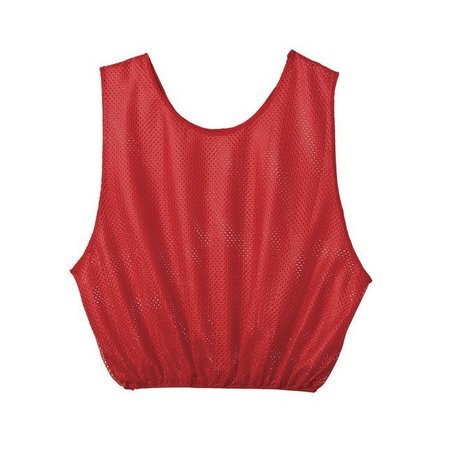 SPORTIME VEST MESH ADULT RED SSA-0001 RD